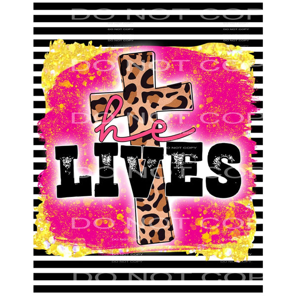 he lives #4836 Sublimation transfers - Heat Transfer