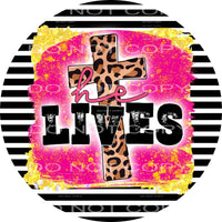 he lives #4837 Sublimation transfers - Heat Transfer