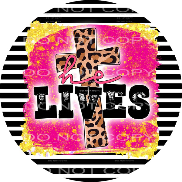 he lives #4837 Sublimation transfers - Heat Transfer