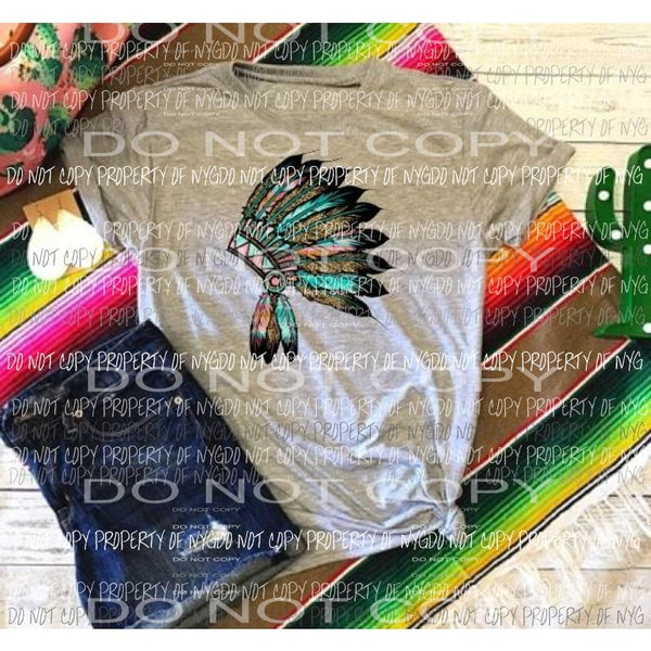Headdress #320 head dress sublimation transfer Heat Transfer