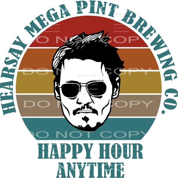 hearsay mega pint brewing co #6668 Sublimation transfers - 