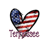 Heart Flag # 3 STATES All states in drop down menu 
