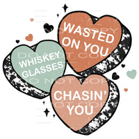 Hearts # 2532 Sublimation transfers - Heat Transfer Graphic