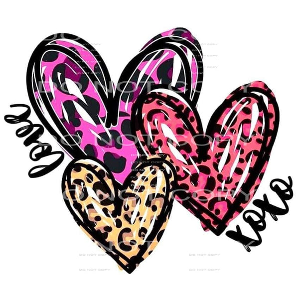 hearts #4247 Sublimation transfers - Heat Transfer