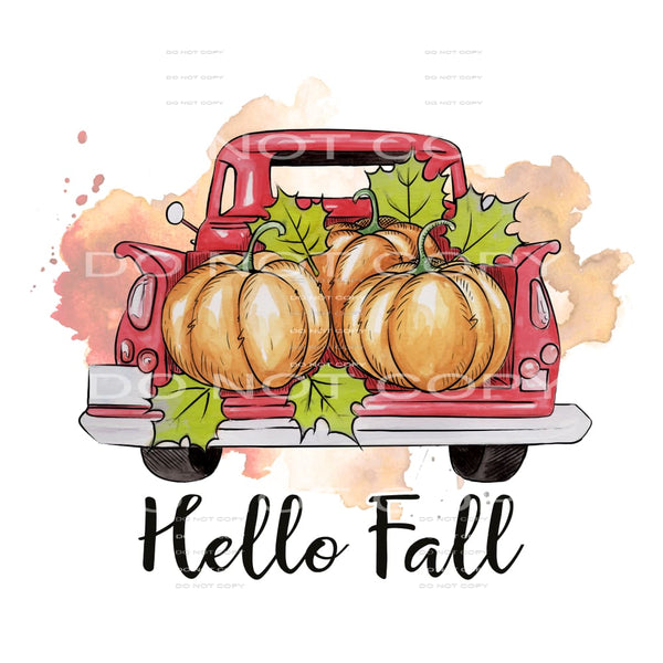 hello fall #7568 Sublimation transfers - Heat Transfer