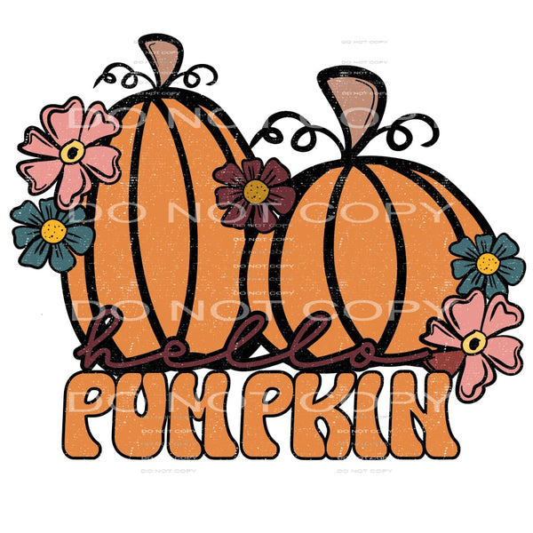 hello pumpkin #7816 Sublimation transfers - Heat Transfer