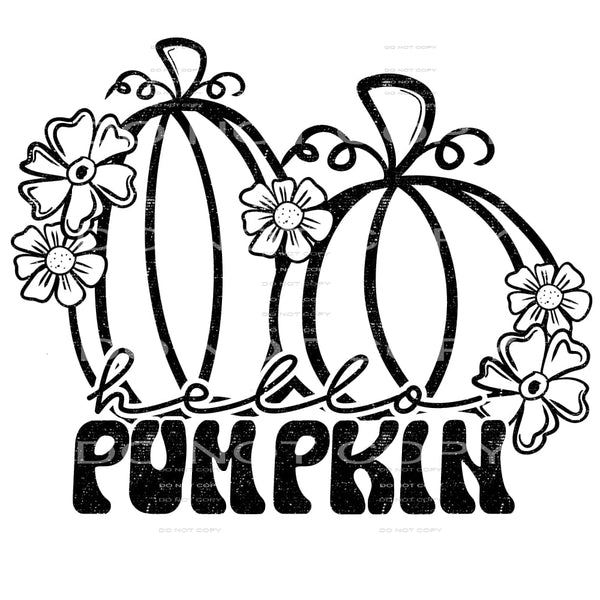 hello pumpkin #7817 Sublimation transfers - Heat Transfer