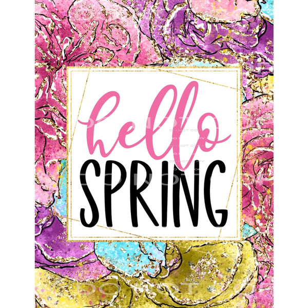 hello spring #4839 Sublimation transfers - Heat Transfer