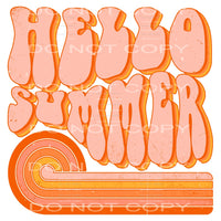 hello summer #6524 Sublimation transfers - Heat Transfer