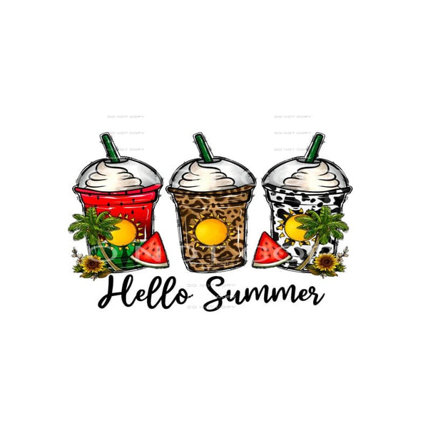 hello summer #6705 Sublimation transfers - Heat Transfer