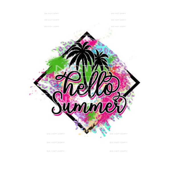 hello summer #6898 Sublimation transfers - Heat Transfer