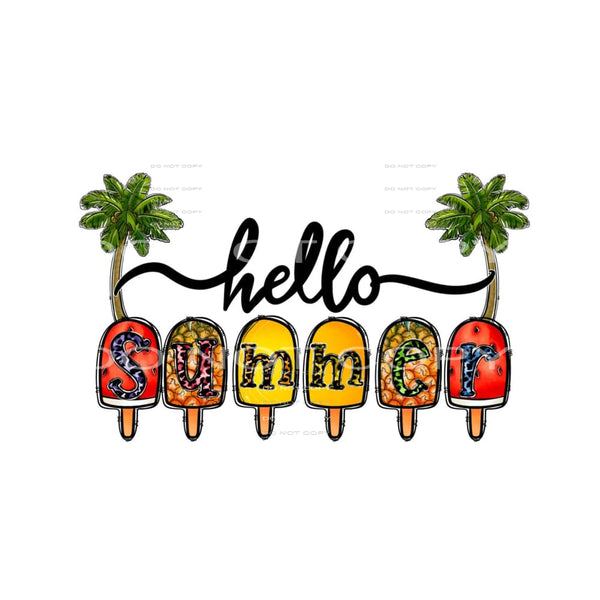 hello summer #6927 Sublimation transfers - Heat Transfer