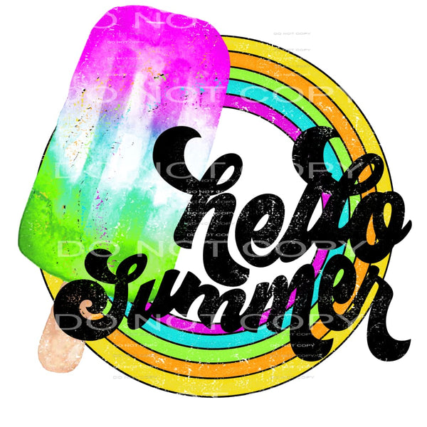 hello summer #6976 Sublimation transfers - Heat Transfer