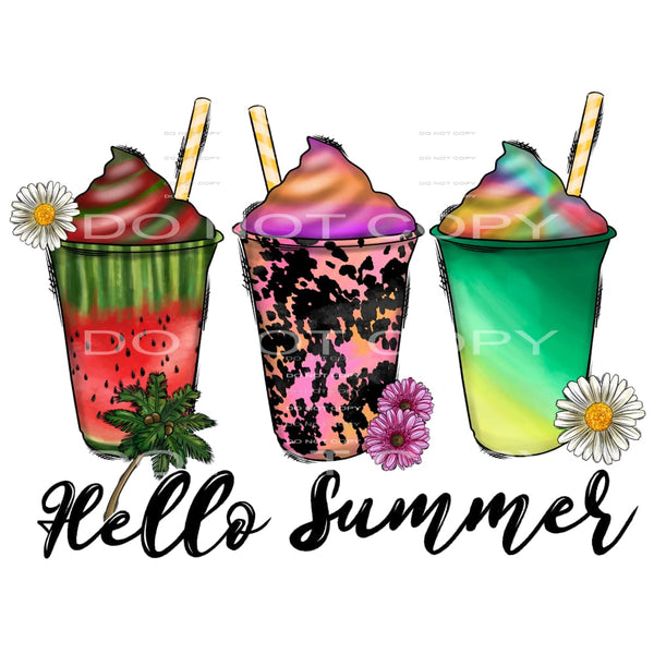 hello summer #7165 Sublimation transfers - Heat Transfer