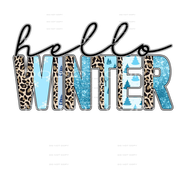 hello winter #7432 Sublimation transfers - Heat Transfer