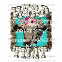 Herd That marquee cow wood frame Sublimation transfers Heat Transfer