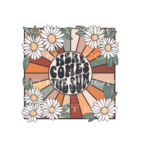 here comes the sun #6339 Sublimation transfers - Heat 