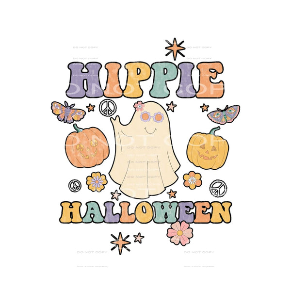 hippie halloween #8688 Sublimation transfers - Heat Transfer
