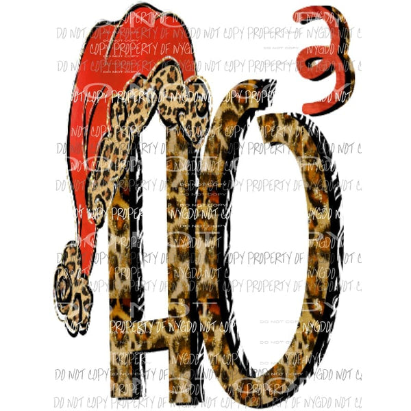 Ho 3 - 1 Christmas Sublimation transfers Heat Transfer