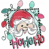 ho ho ho Santa # 184 Sublimation transfers - Heat Transfer