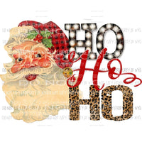 Ho Ho Ho Santa 3 Sublimation transfers Heat Transfer