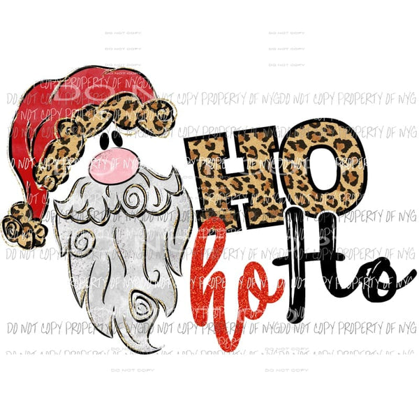 Ho Ho Ho Santa Sublimation transfers Heat Transfer
