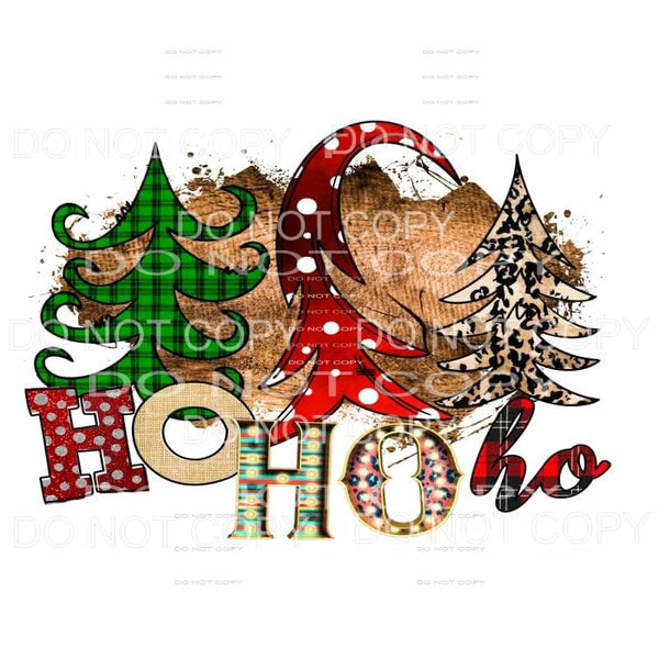Ho Ho Ho Trees # 5 Sublimation transfers - Heat Transfer