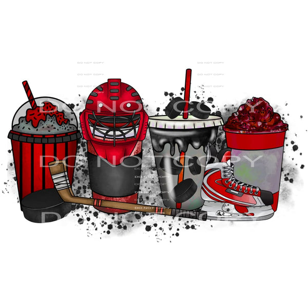 Hockey Drinks # 2109 Sublimation transfers - Heat Transfer