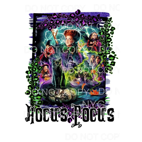 Hocus Pocus # 25 Sanderson Sisters Sublimation transfers - 