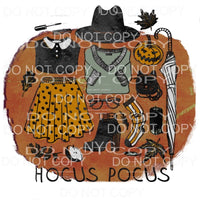 Hocus Pocus Clothing Collage #3 Sublimation transfers - Heat