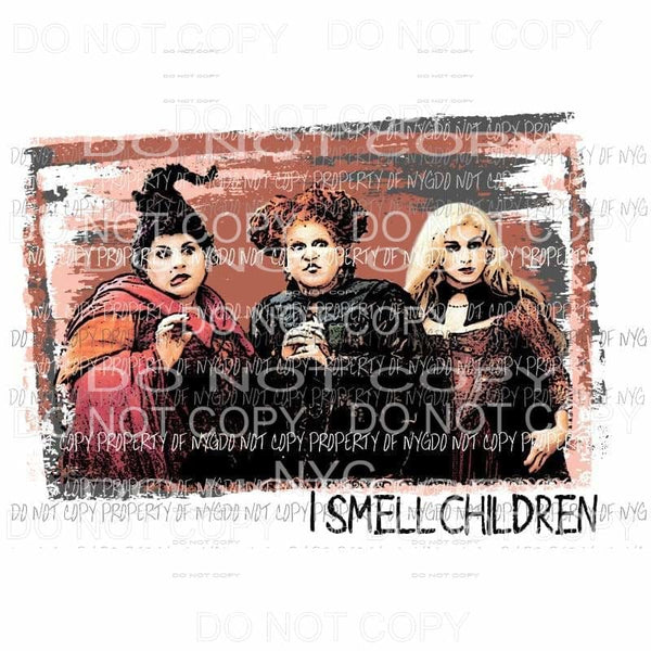 Hocus Pocus I smell Children Sublimation transfers Heat Transfer
