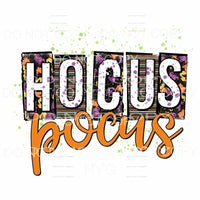 Hocus Pocus Purple Orange Green Stripes Blocks Green 