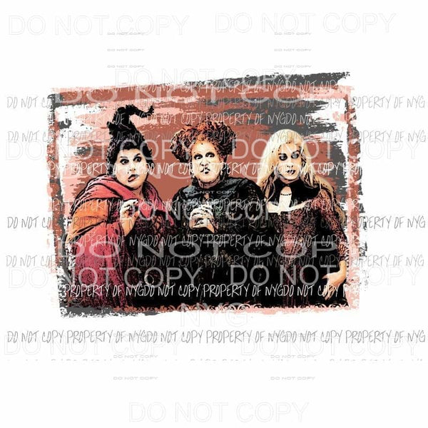 hocus pocus red background Sublimation transfers Heat Transfer