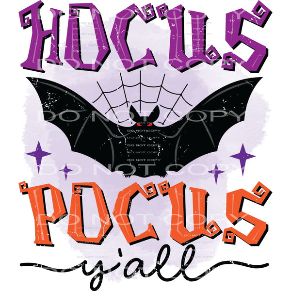 hocus pocus y’all #8554 Sublimation transfers - Heat 