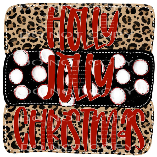 holly jolly Christmas #8046 Sublimation transfers - Heat 
