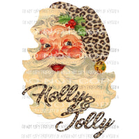Holly & Jolly Santa - Christmas Sublimation transfers Heat Transfer