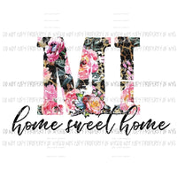 Home Sweet Home MI Sublimation transfers Heat Transfer
