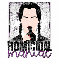 Homicidal Maniac Web Background Wednesday Addams Family 