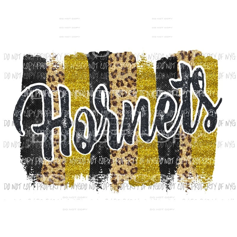 martodesigns - Hornets Black and gold WORD custom