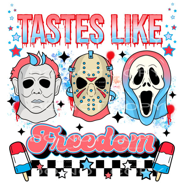 Horror 4th Of July #4566 Sublimation transfers - Heat