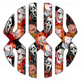 Horror Freddy myers monogram letters put letters in notes 