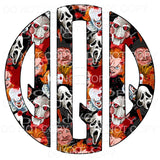 Horror Freddy myers monogram letters put letters in notes 