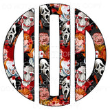 Horror Freddy myers monogram letters put letters in notes 