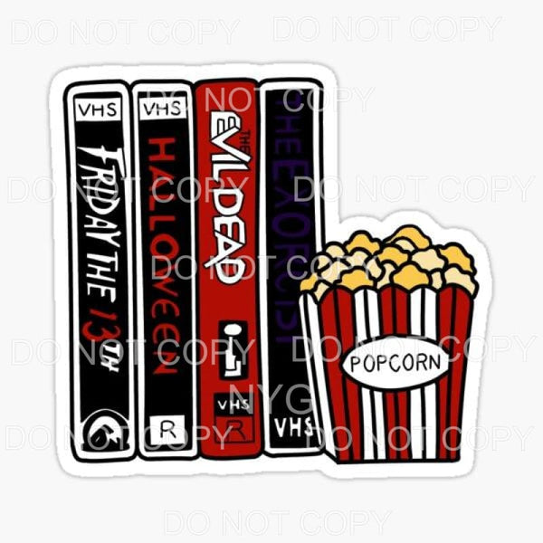 Horror Movies Videos Popcorn Friday the 13th Halloween 