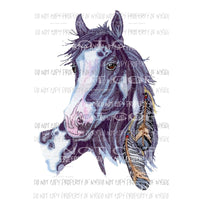 horse BOHO #4 sublimation transfer Heat Transfer