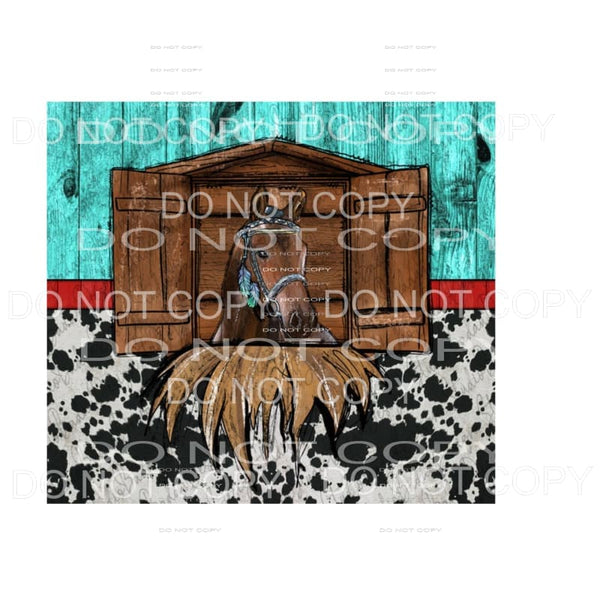 horse cowhide sheet 1.00 Sublimation transfers - Heat 