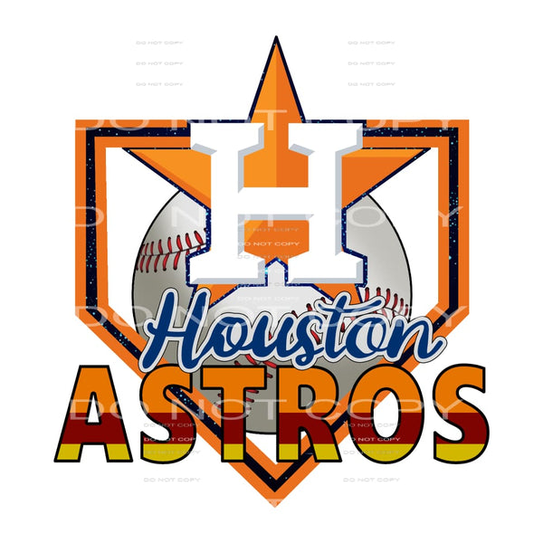 houston astros # 12132 Sublimation transfers - Heat Transfer