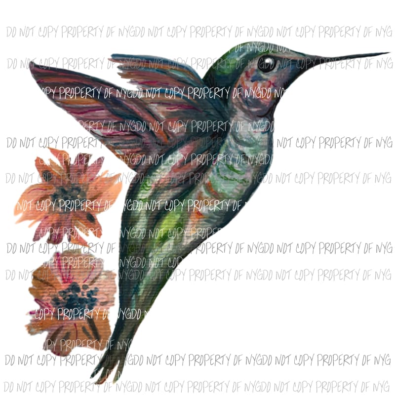 martodesigns - Hummingbird Sublimation transfers