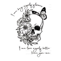I can bring myself flowers # 8007 Sublimation transfers -