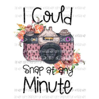 I could snap Camera Sublimation transfers Heat Transfer